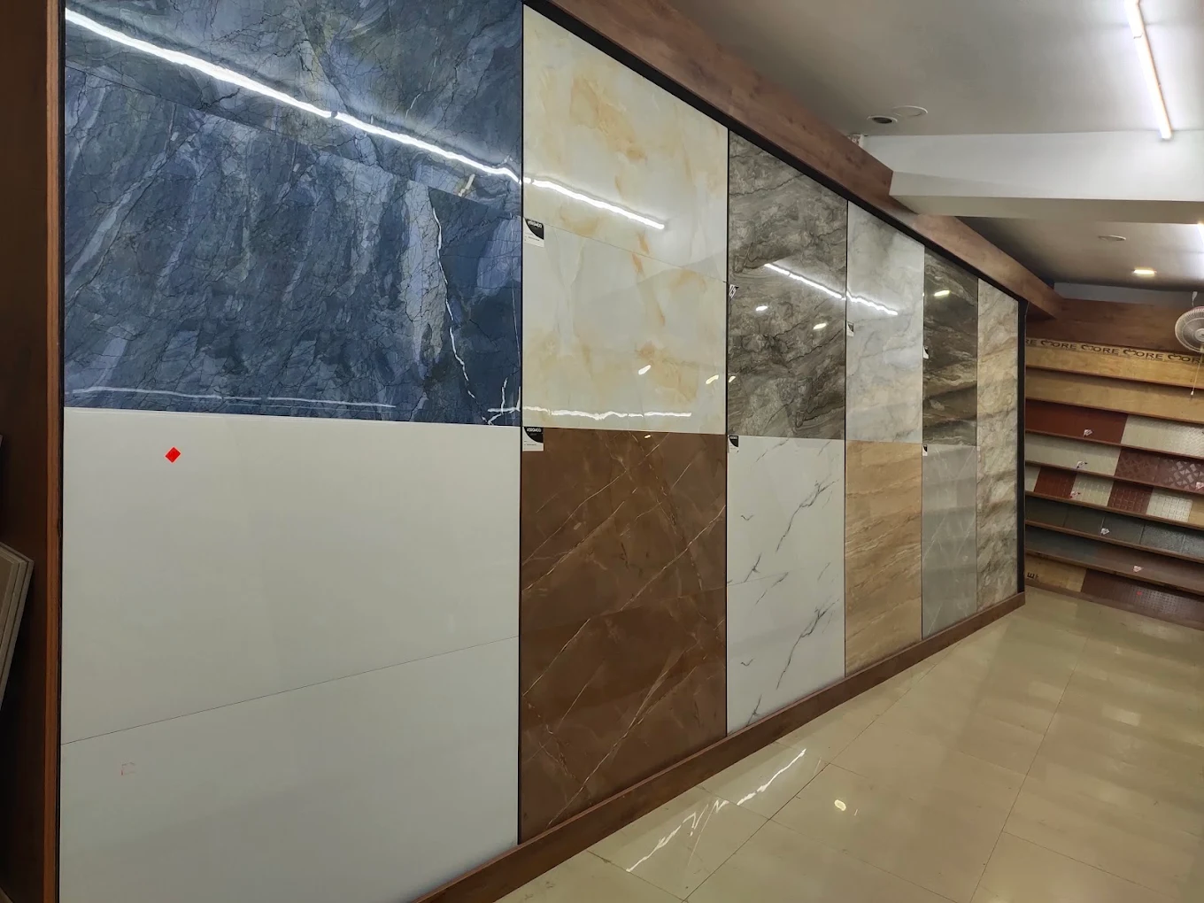 Large format vitrified tiles